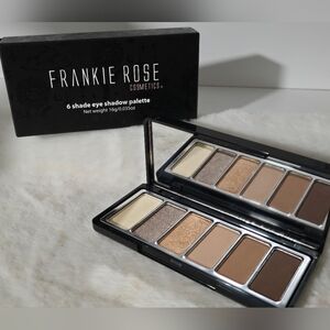 Frankie Rose Cosmetics 6 Shade Neutral Eyeshadow Palette NEW